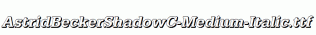 AstridBeckerShadowC-Medium-Italic.ttf