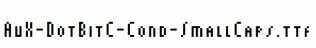 AuX-DotBitC-Cond-SmallCaps.ttf