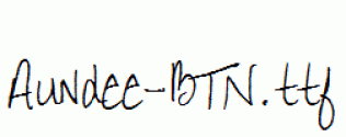 Aundee-BTN.ttf