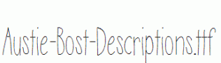 Austie-Bost-Descriptions.ttf