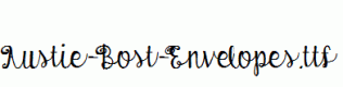 Austie-Bost-Envelopes.ttf