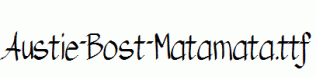 Austie-Bost-Matamata.ttf