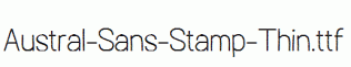 Austral-Sans-Stamp-Thin.ttf