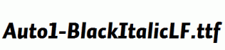 Auto1-BlackItalicLF.ttf