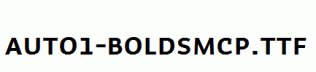Auto1-BoldSmCp.ttf