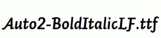 Auto2-BoldItalicLF.ttf