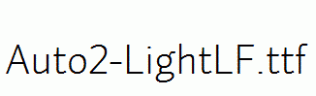 Auto2-LightLF.ttf