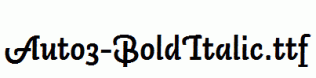 Auto3-BoldItalic.ttf