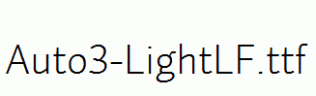 Auto3-LightLF.ttf