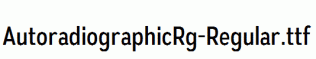AutoradiographicRg-Regular.ttf