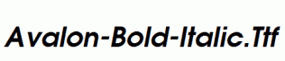 Avalon-Bold-Italic.ttf