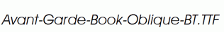 Avant-Garde-Book-Oblique-BT.ttf