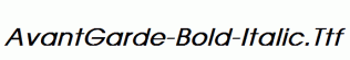 AvantGarde-Bold-Italic.ttf