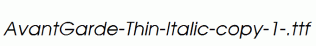 AvantGarde-Thin-Italic-copy-1-.ttf