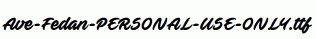Ave-Fedan-PERSONAL-USE-ONLY.ttf