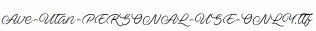 Ave-Utan-PERSONAL-USE-ONLY.ttf