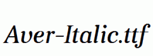 Aver-Italic.ttf