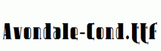 Avondale-Cond.ttf