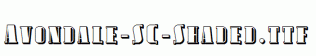 Avondale-SC-Shaded.ttf