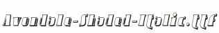 Avondale-Shaded-Italic.ttf
