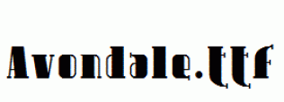 Avondale.ttf