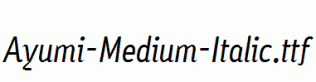 Ayumi-Medium-Italic.ttf