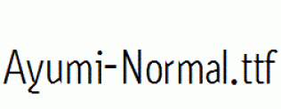 Ayumi-Normal.ttf