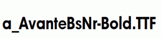 a_AvanteBsNr-Bold.ttf