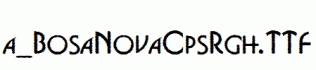 a_BosaNovaCpsRgh.ttf