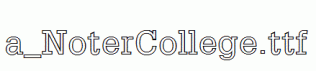 a_NoterCollege.ttf