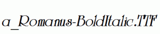 a_Romanus-BoldItalic.ttf