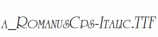 a_RomanusCps-Italic.ttf