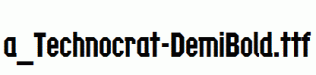 a_Technocrat-DemiBold.ttf
