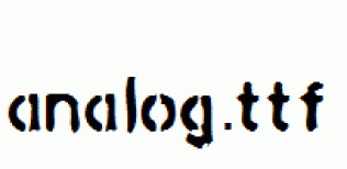 analog.ttf