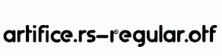 artifice.rs-Regular.otf