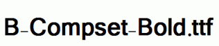 B-Compset-Bold.ttf