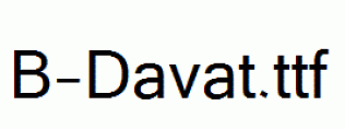B-Davat.ttf