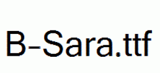 B-Sara.ttf