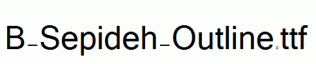 B-Sepideh-Outline.ttf
