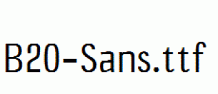 B20-Sans.ttf