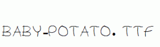 BABY-POTATO.ttf