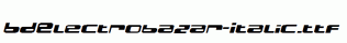 BDElectrobazar-Italic.ttf