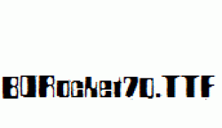 BDRocket70.ttf