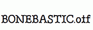 BONEBASTIC.otf