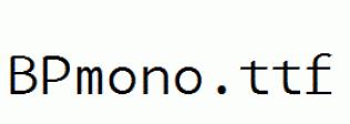 BPmono.ttf