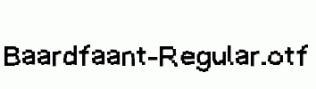 Baardfaant-Regular.otf