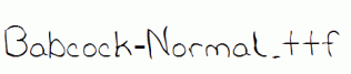 Babcock-Normal.ttf