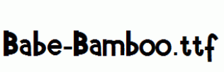 Babe-Bamboo.ttf
