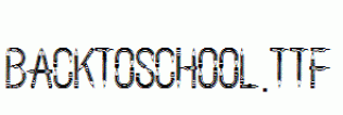 BackToSchool.ttf
