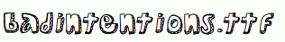 BadIntentions.ttf
